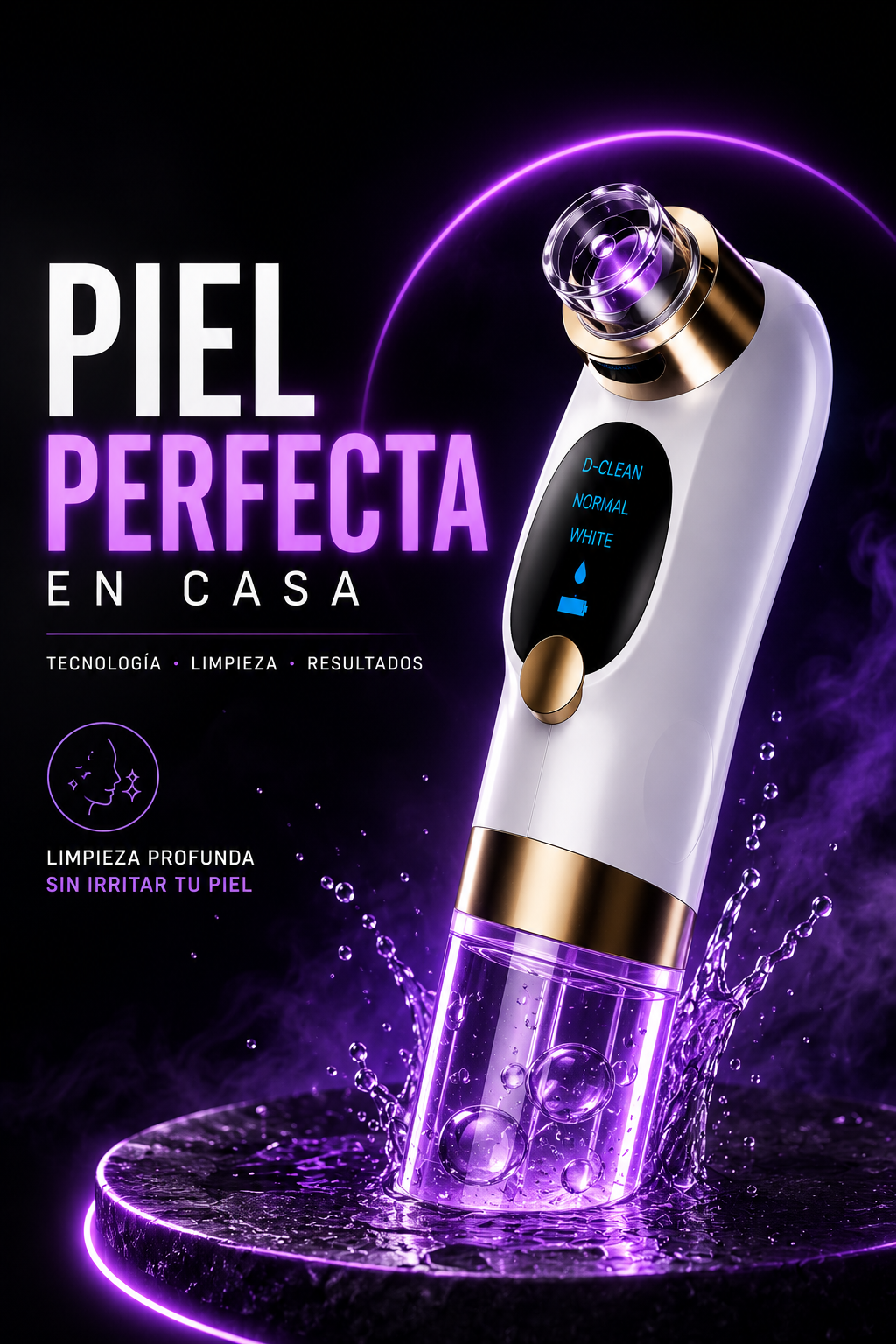 D-CLEAN MICRO BUBBLE (EXTRACTOR DE PUNTOS NEGROS)