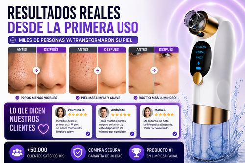 D-CLEAN MICRO BUBBLE (EXTRACTOR DE PUNTOS NEGROS)